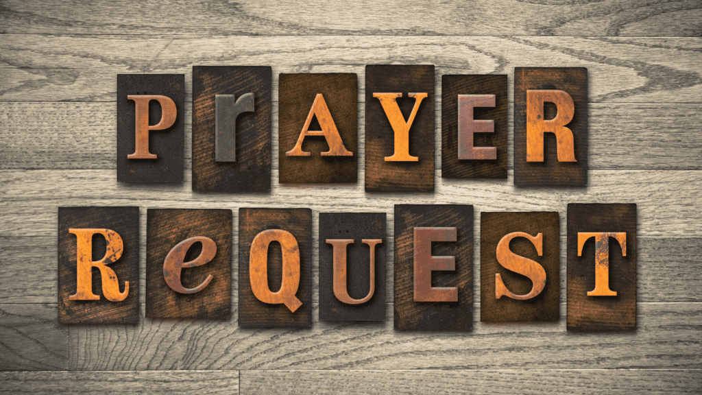Church Prayer Request